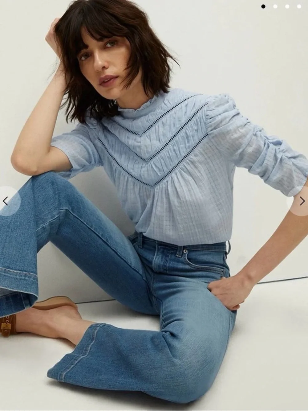 Veronica Beard Frasier Blouse - Picture 1 of 6